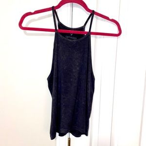 American Eagle Mineral Wash High Neck Tank Top